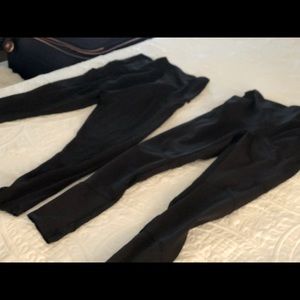 Maternity leggings, black size 4